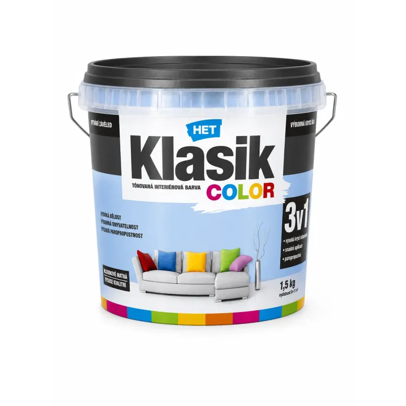 Klasik modrý blankytný 1.5 kg a 4 kg