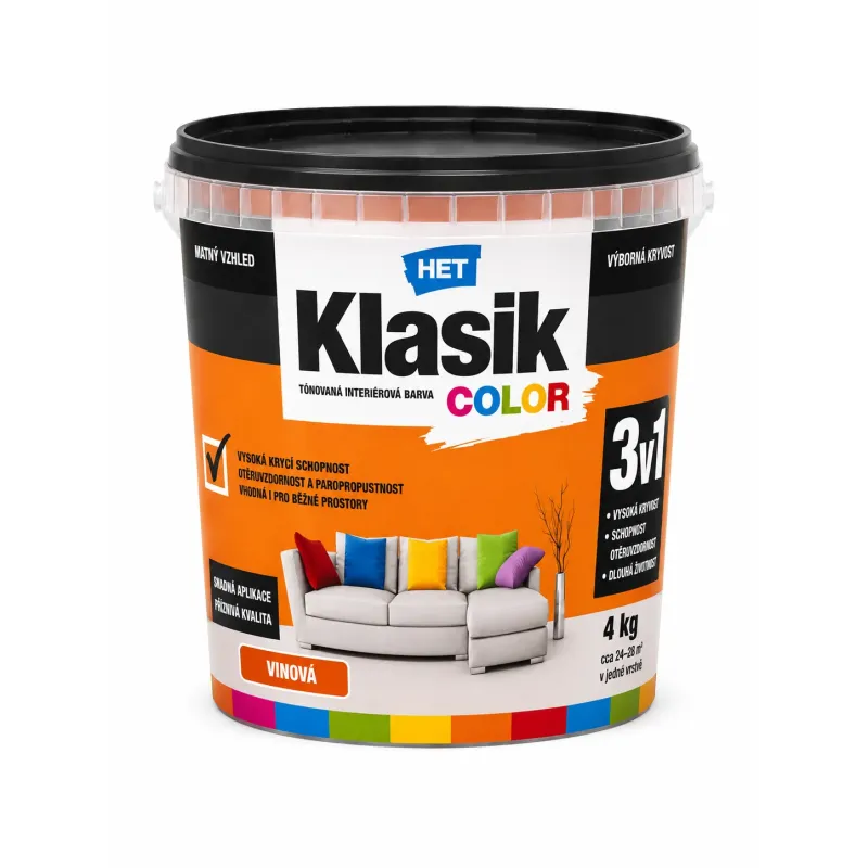 Klasik oranžový 1,5 kg a 4 kg 0747