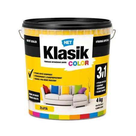 Klasik Žltý 1.5 kg a 4 kg 0628