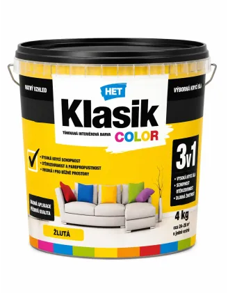 Klasik Žltý 1.5 kg a 4 kg 0628