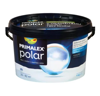 Primalex polar biely 1.5 kg, 4 kg a 7.5 kg