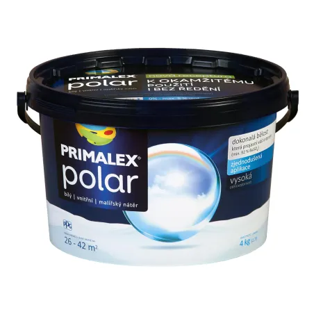 Primalex polar biely 1.5 kg, 4 kg a 7.5 kg