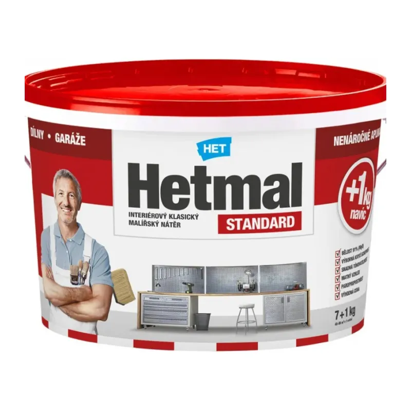 Hetmal Štandard biely 7+1 kg Hetmal Štandard biely 7+1 kg