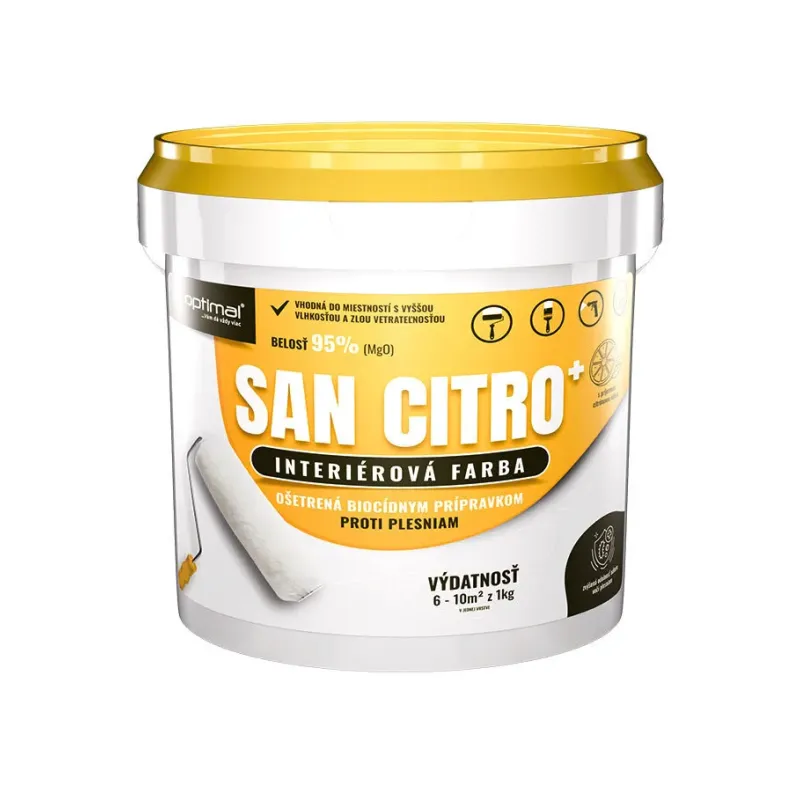 Optimal San Citro+ 1.5 kg a 6 kg protiplesňový Optimal San Citro+ 1.5 kg a 6 kg protiplesňový