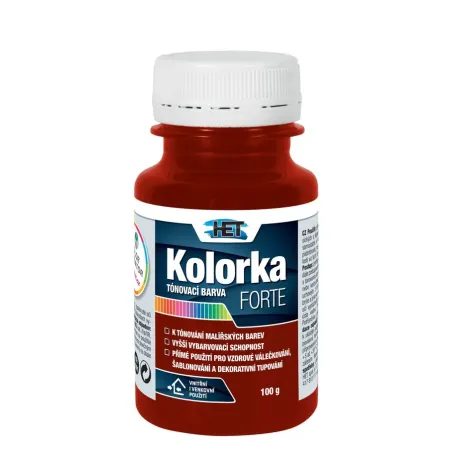 Kolorka forte červená 100 g a 400 g 0846