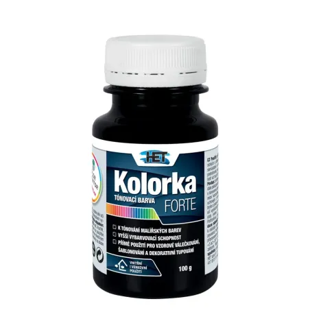 Kolorka forte čierna 100 g a 400 g 0196
