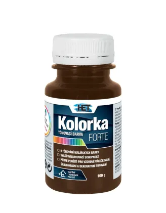 Kolorka forte hnedá 100 g a 400 g 0266