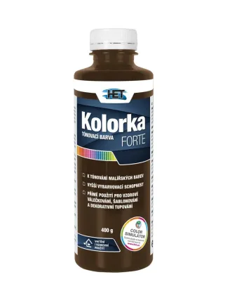 Kolorka forte hnedá 100 g a 400 g 0266