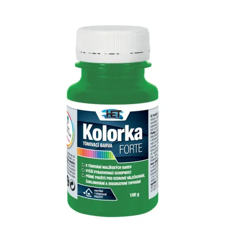 Kolorka forte zelená 100 g a 400 g