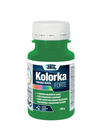 Kolorka forte zelená 100 g a 400 g