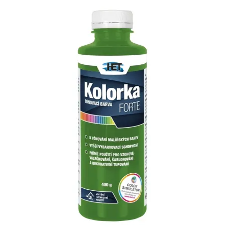 Kolorka forte zelená 100 g a 400 g