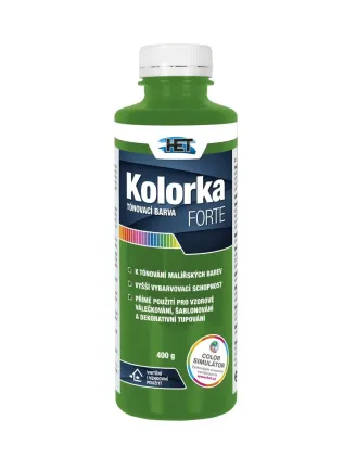 Kolorka forte zelená 100 g a 400 g
