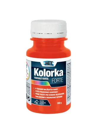 Kolorka forte oranžová 100 g a 400 g 0796