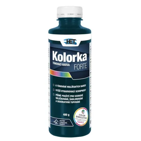 Kolorka forte tyrkysová 100 g a 400 g 0486