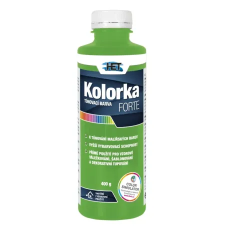 Kolorka forte svetlá zelená 100 g a 400 g 0486