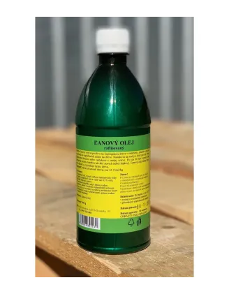 Ľanový olej 940 g Oborný