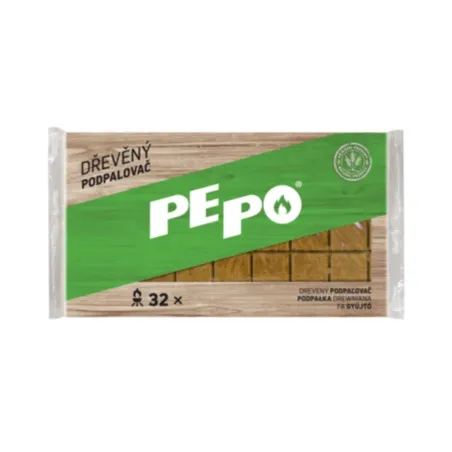 Pepo Drevený podpaľovač 32 podpaľov