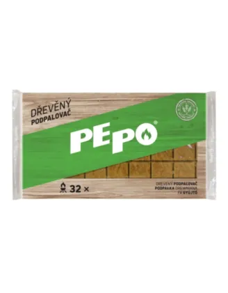 Pepo Drevený podpaľovač 32 podpaľov