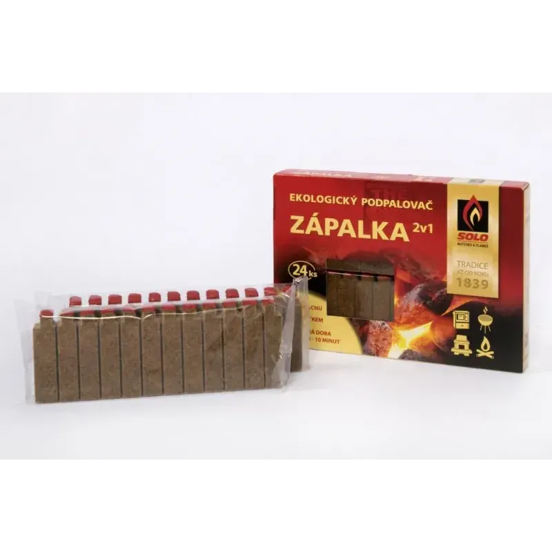 Podpaľovač Solo zápalka 2v1