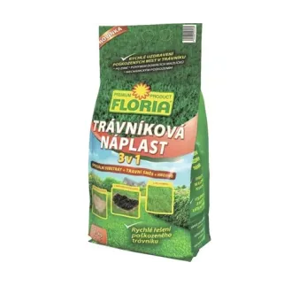 Trávniková náplasť Floria 3v1 1 kg