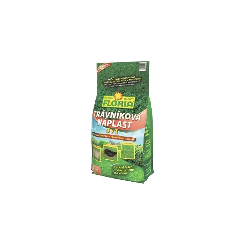 Trávniková náplasť Floria 3v1 1 kg Trávniková náplasť Floria 3v1 1 kg