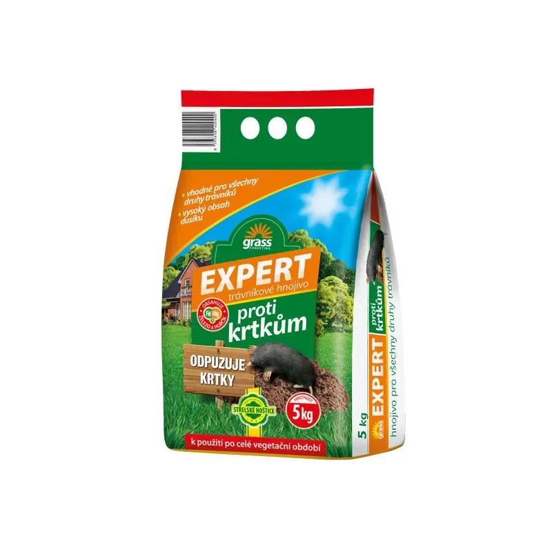 Expert 5 kg trávnikové hnojivo proti krtom