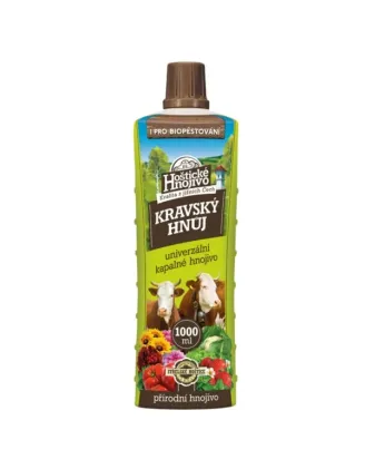 Hoštické hnojivo kravský hnoj tekutý 1 l