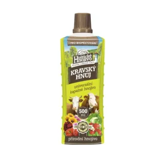 Hoštické hnojivo kravský hnoj tekutý 500 ml