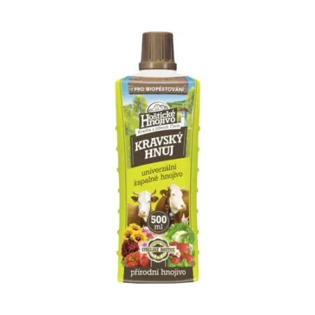 Hoštické hnojivo kravský hnoj tekutý 500 ml