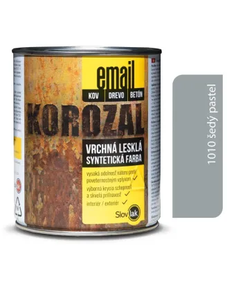 Korozal Email 1010 šedý pastel 0,75 kg a 3 kg