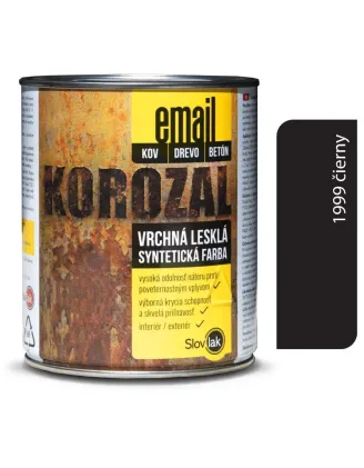 Korozal Email 1999 čierny 0,75 kg a 3 kg