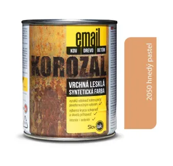 Korozal Email 2050 hnedý pastel 0,75 kg a 3 kg