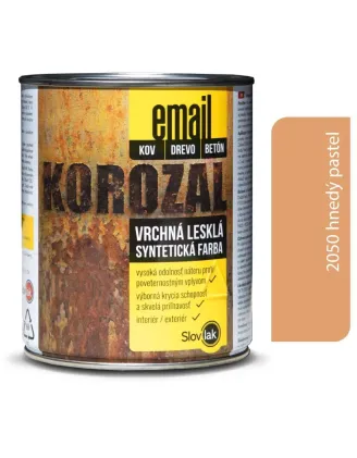 Korozal Email 2050 hnedý pastel 0,75 kg a 3 kg