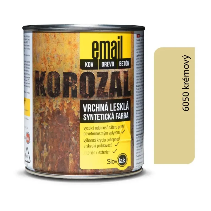 Korozal Email 6050 krémový 0,75 kg a 3 kg