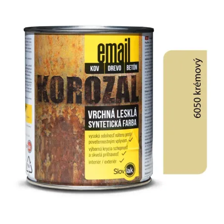 Korozal Email 6050 krémový 0,75 kg a 3 kg