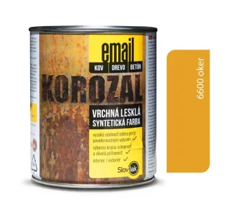 Korozal Email 6600 okrový 0,75 kg a 3 kg