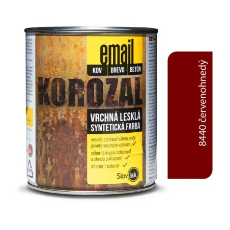 Korozal Email 8440 červenohnedý 0,75 kg a 3 kg