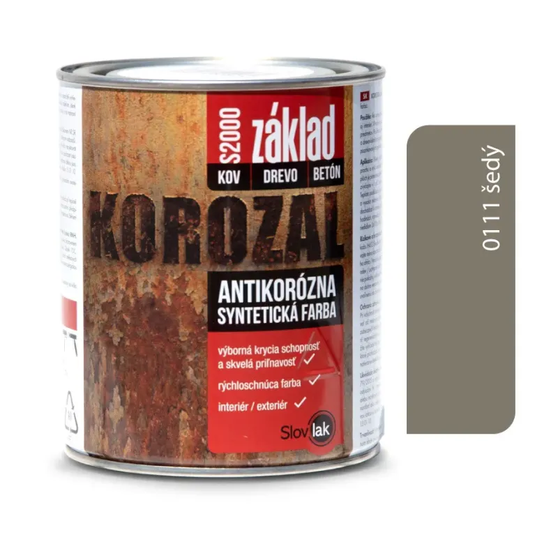 Korozal Základ S2000 0110 šedý 1 kg a 5 kg Korozal Základ S2000 0110 šedý 1 kg a 5 kg
