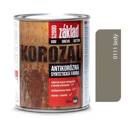 Korozal Základ S2000 0110 šedý 1 kg a 5 kg
