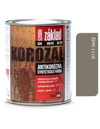 Korozal Základ S2000 0110 šedý 1 kg a 5 kg