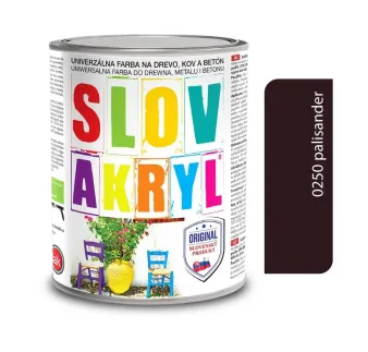 Slovakryl 0250 - palisander 0,75 kg a 5 kg