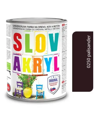 Slovakryl 0250 - palisander 0,75 kg a 5 kg