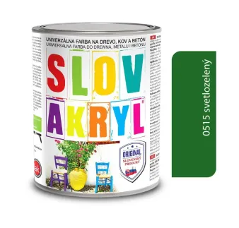 Slovakryl 0530 - zelený 0,75 kg a 5 kg