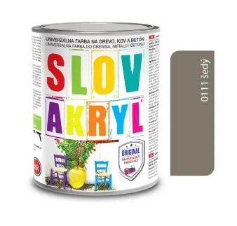 Slovakryl 0111 - šedý 0,75 kg a 5 kg