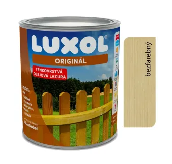 Luxol Originál bezfarebný 0000 0,75 l, 2,5 l, 4,5 l - Tenkovrstvá lazúra