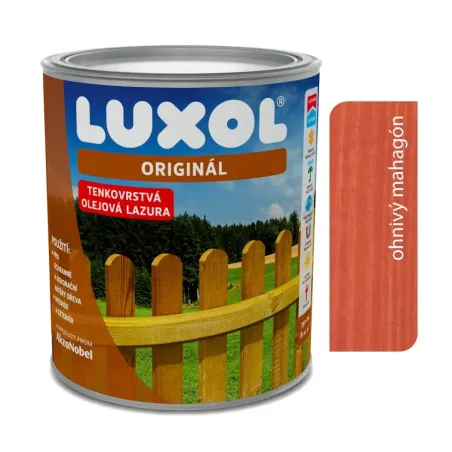 Luxol Originál ohnivý mahagón 7540 - Tenkovrstvá lazúra 0,75 l, 2,5 l