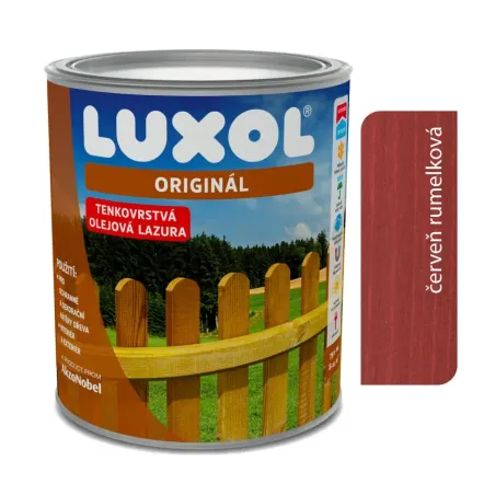 Luxol Originál červeň rumelková 0081 - Tenkovrstvá lazúra 0,75 l, 2,5 l