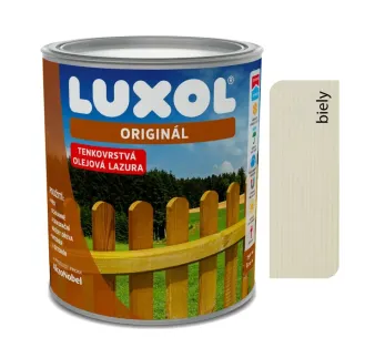 Luxol Originál biely 0010 - Tenkovrstvá lazúra 0,75 l, 2,5 l