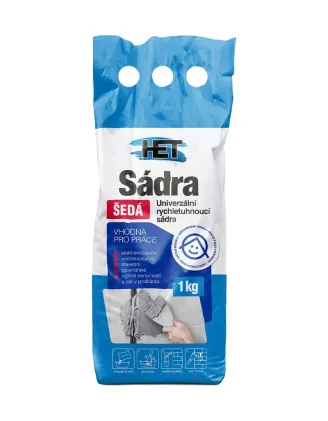 Het Sádra štukatérska šedá 1 kg