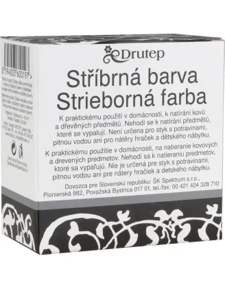 Strieborná Farba 5 g + 15 ml